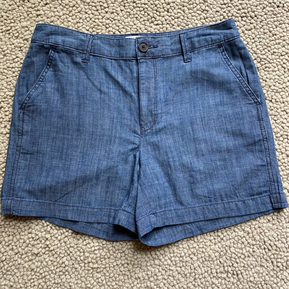 Target A New Day Chambray Shorts - Picture 1 of 3
